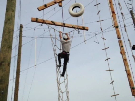 Man climbing