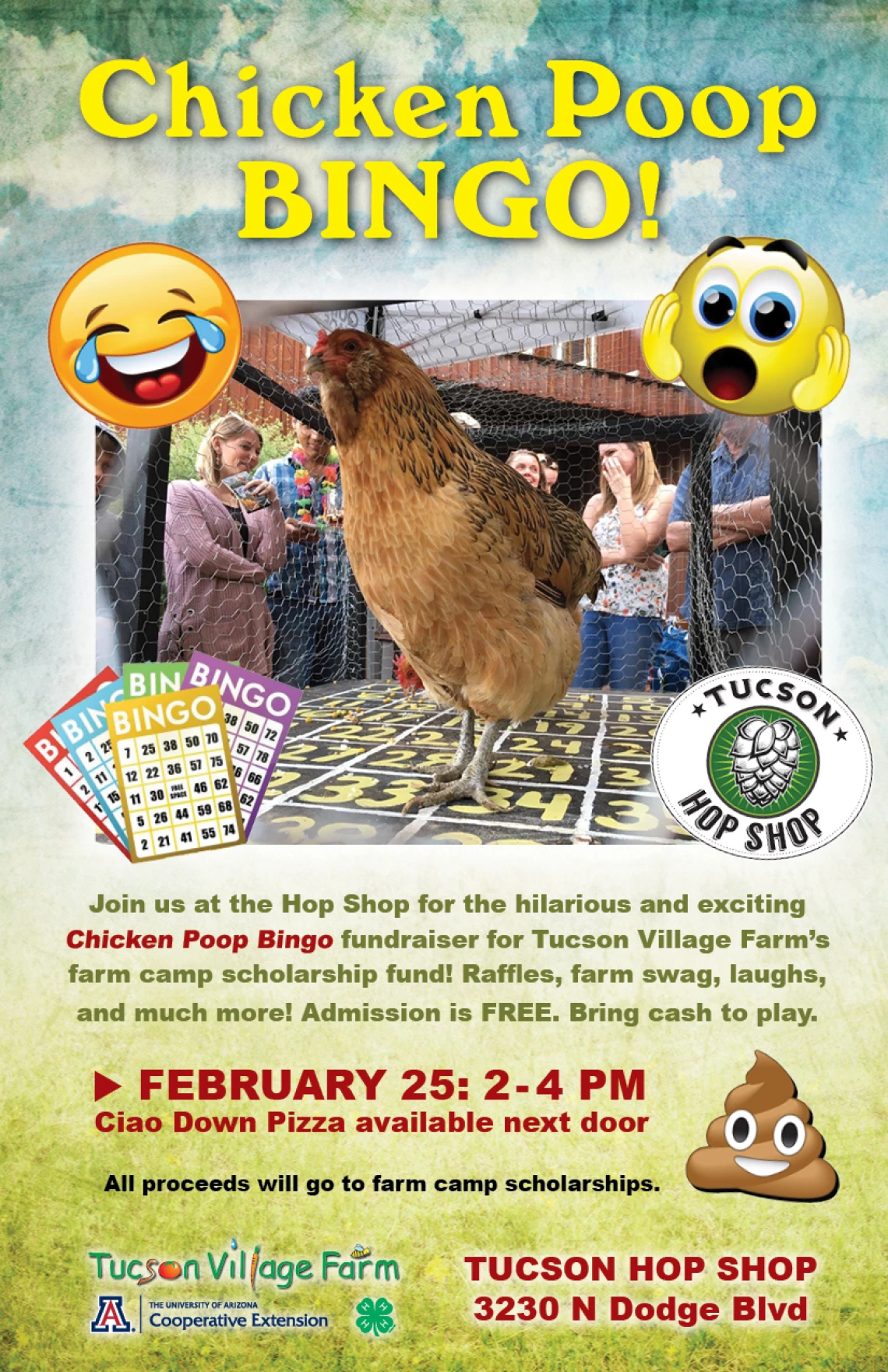 Chicken Poop Bingo